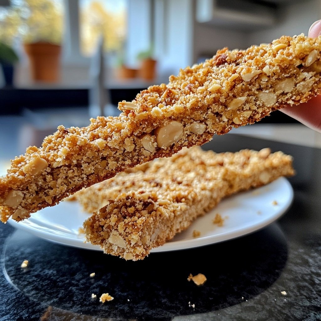 Mandelstangen mit Nuss