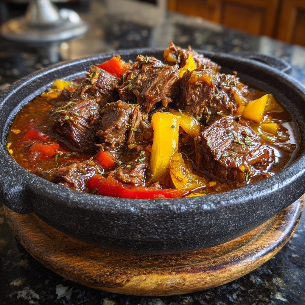 Schmelzend Zartes Topfgulasch Rindfleisch