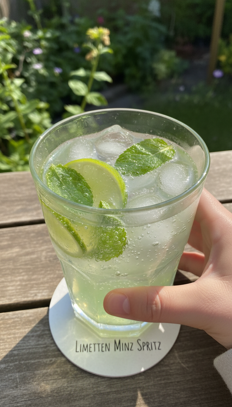 Limetten Minz Spritz