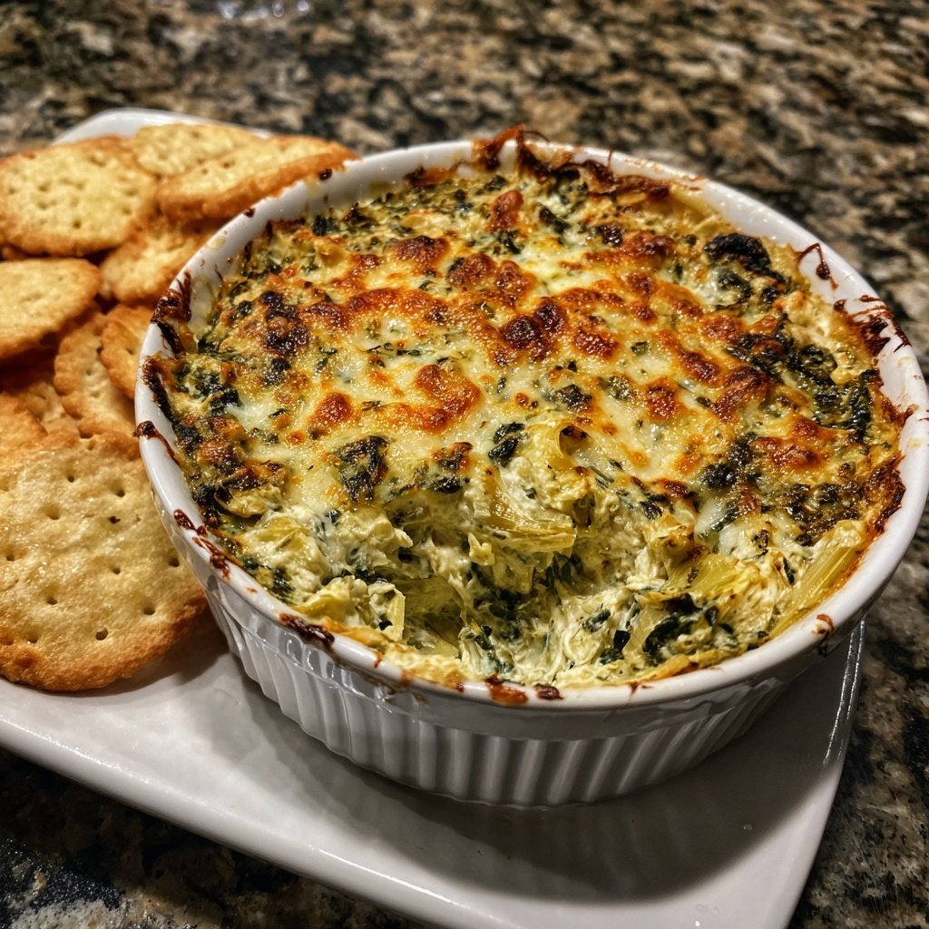 Warmer Artischocken Spinat Dip