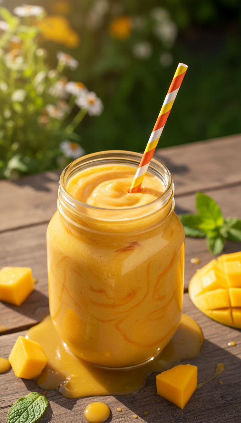 Cremiger Mango Smoothie