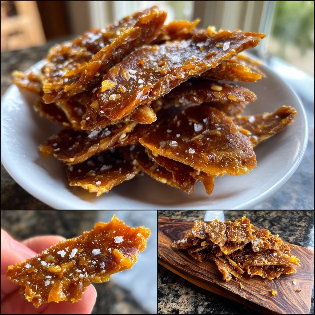 Gebrannte Mandeln mit braunem Zucker und Meersalz