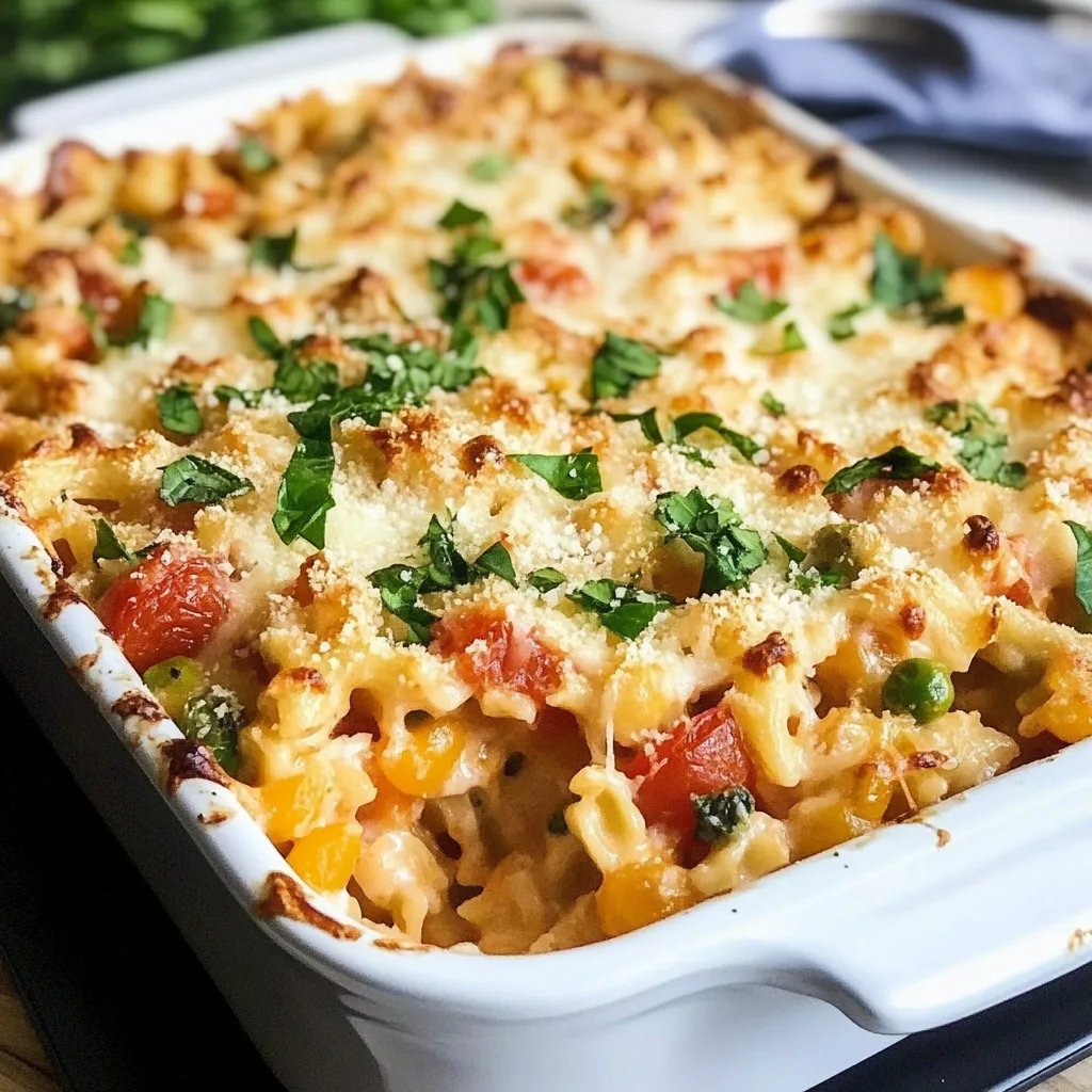 Spätzleauflauf mit Gemüse