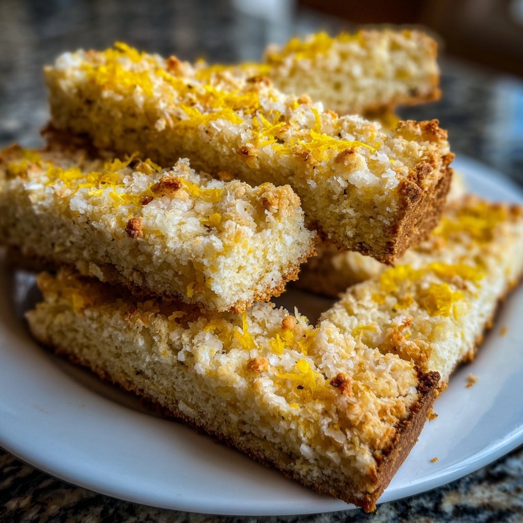 Meyer Zitronen Kokos Riegel