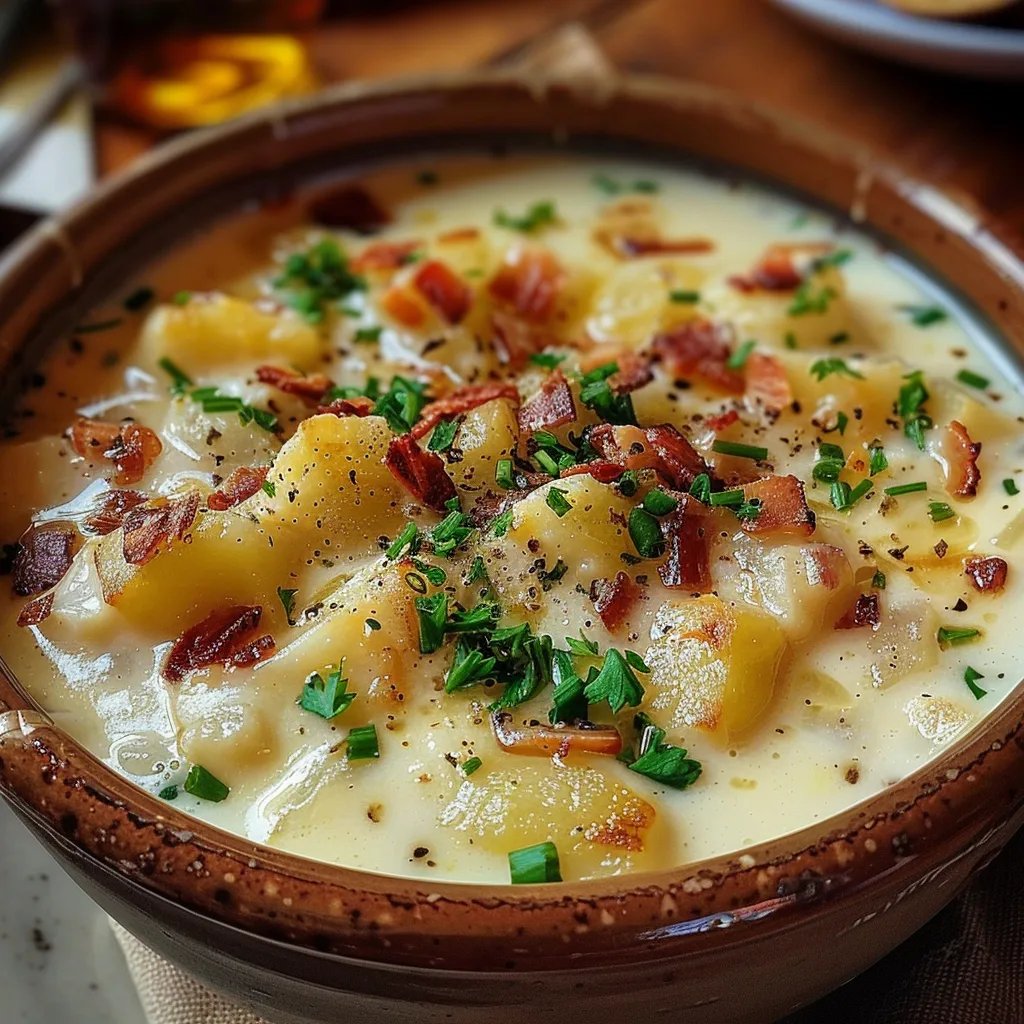 Cremige Kartoffel-Käse-Suppe