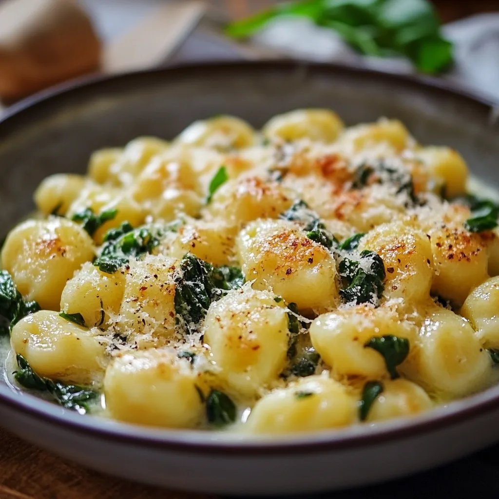 Gnocchi-Spinat-Auflauf