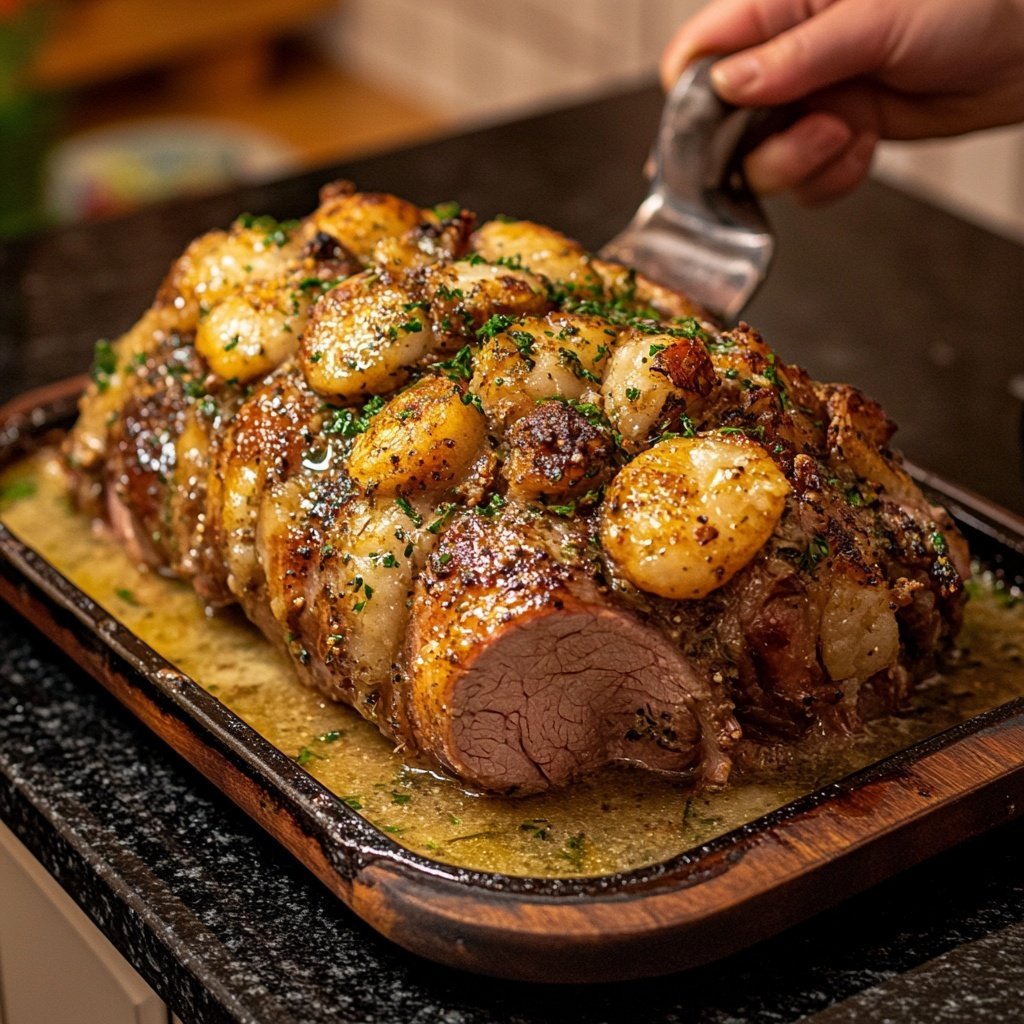 Geschmortes Schwein in Glühwein