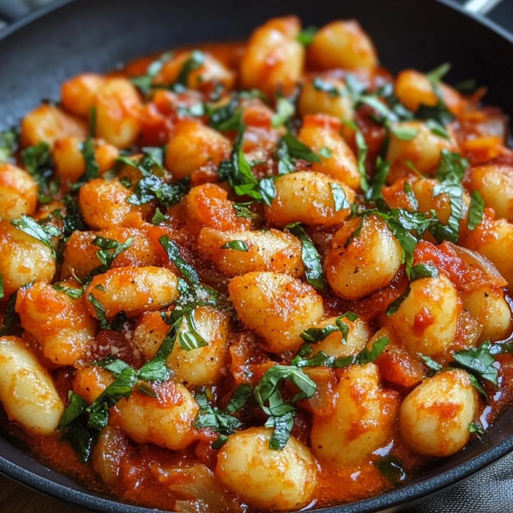 Gnocchi all'arrabbiata