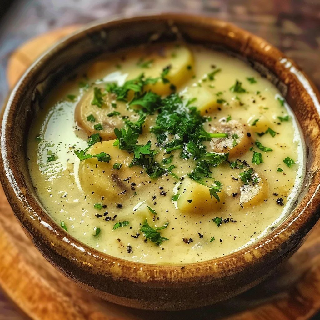 Italienische Kartoffelsuppe