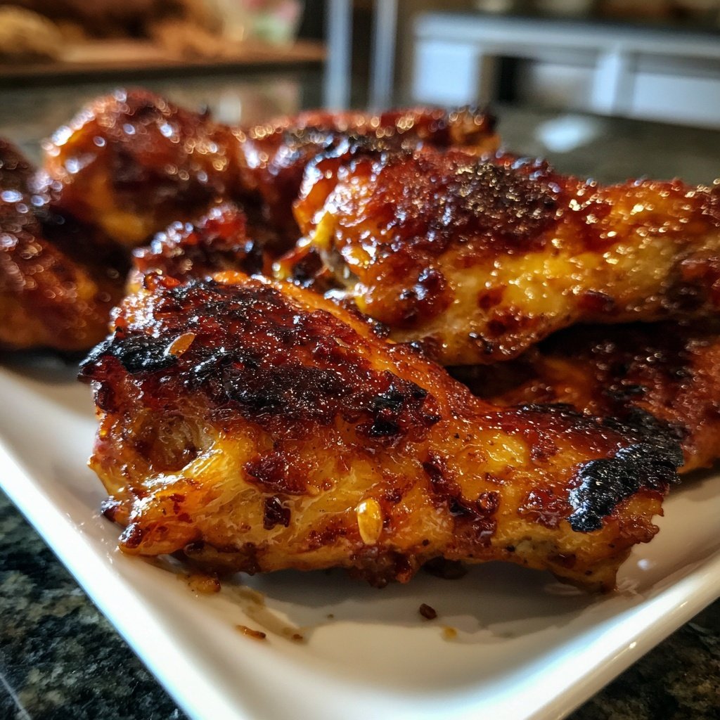 Honig-Soja Hähnchen Trommelbein mit Reis