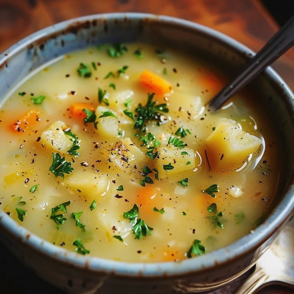 Gebackene Kartoffelsuppe