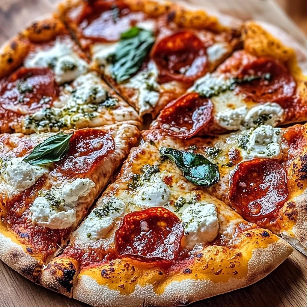 Hot Honey Pepperoni Pizza w/ Ricotta: Das Unglaubliche Ultimative Rezept für 6 Portionen
