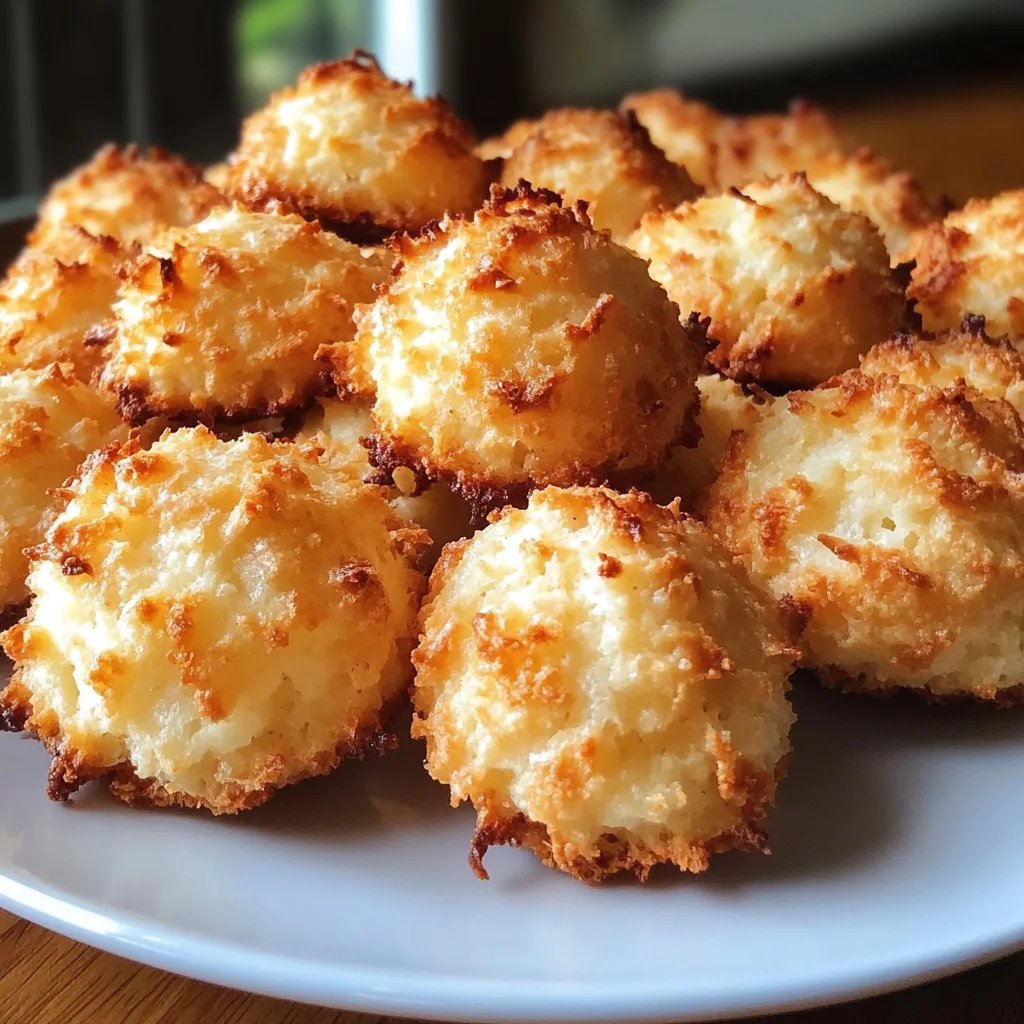 Blitzschnelle Low Carb Kokosmakronen