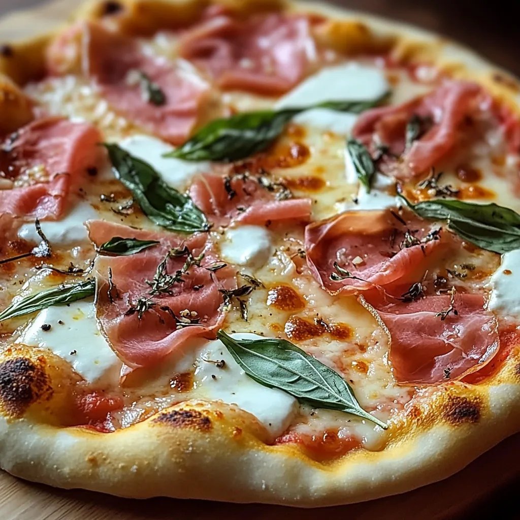 Weiße Pizza mit Prosciutto: Ein Unglaublich Ultimatives Rezept für 4 Personen