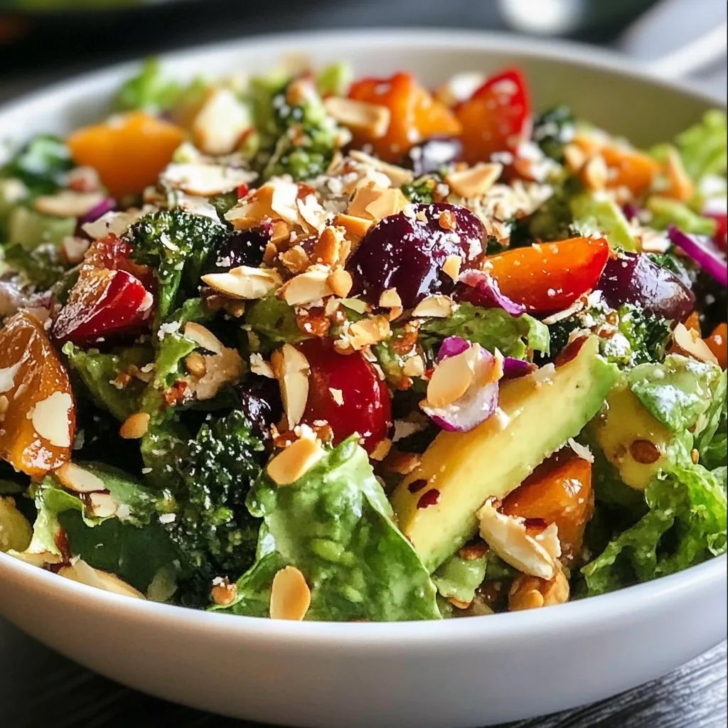 Grünkohlsalat mit Chili Mandel Dressing