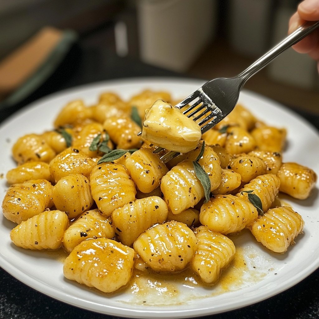 Kürbisgnocchi mit Salbeibutter