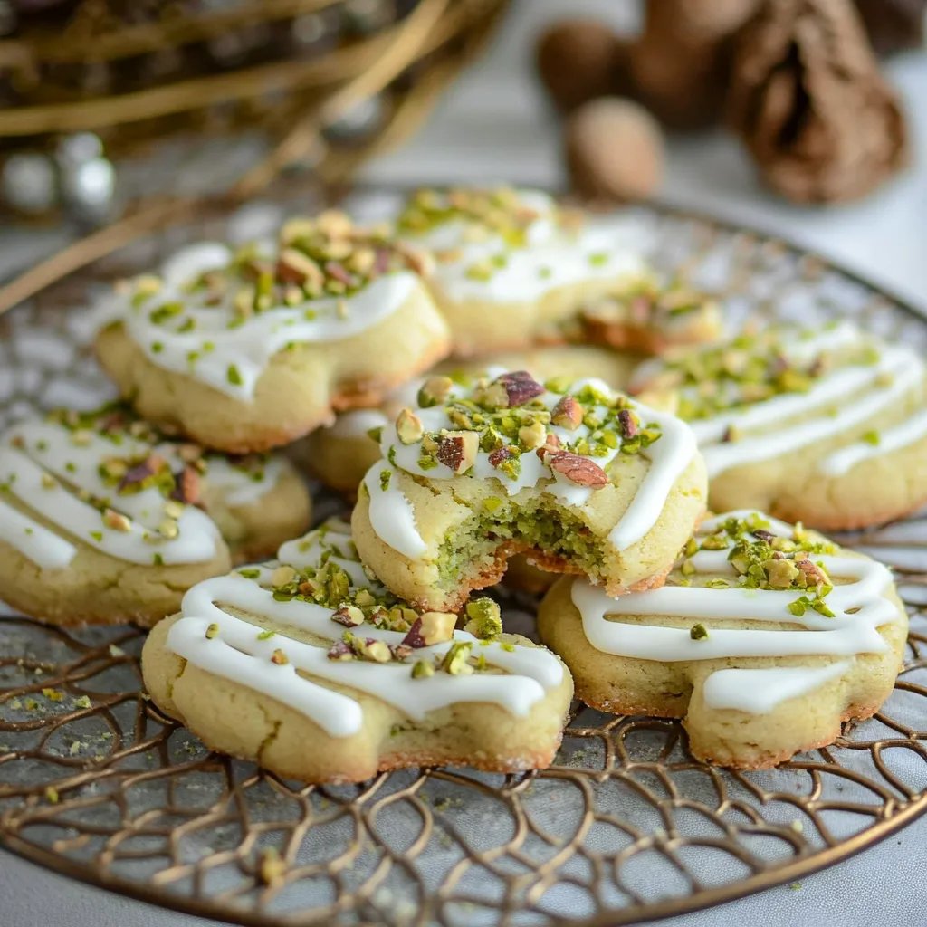 Spritzgebäck mit Pistazien