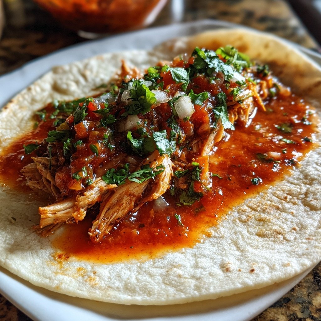 Crock Pot Hähnchen Taco Fleisch