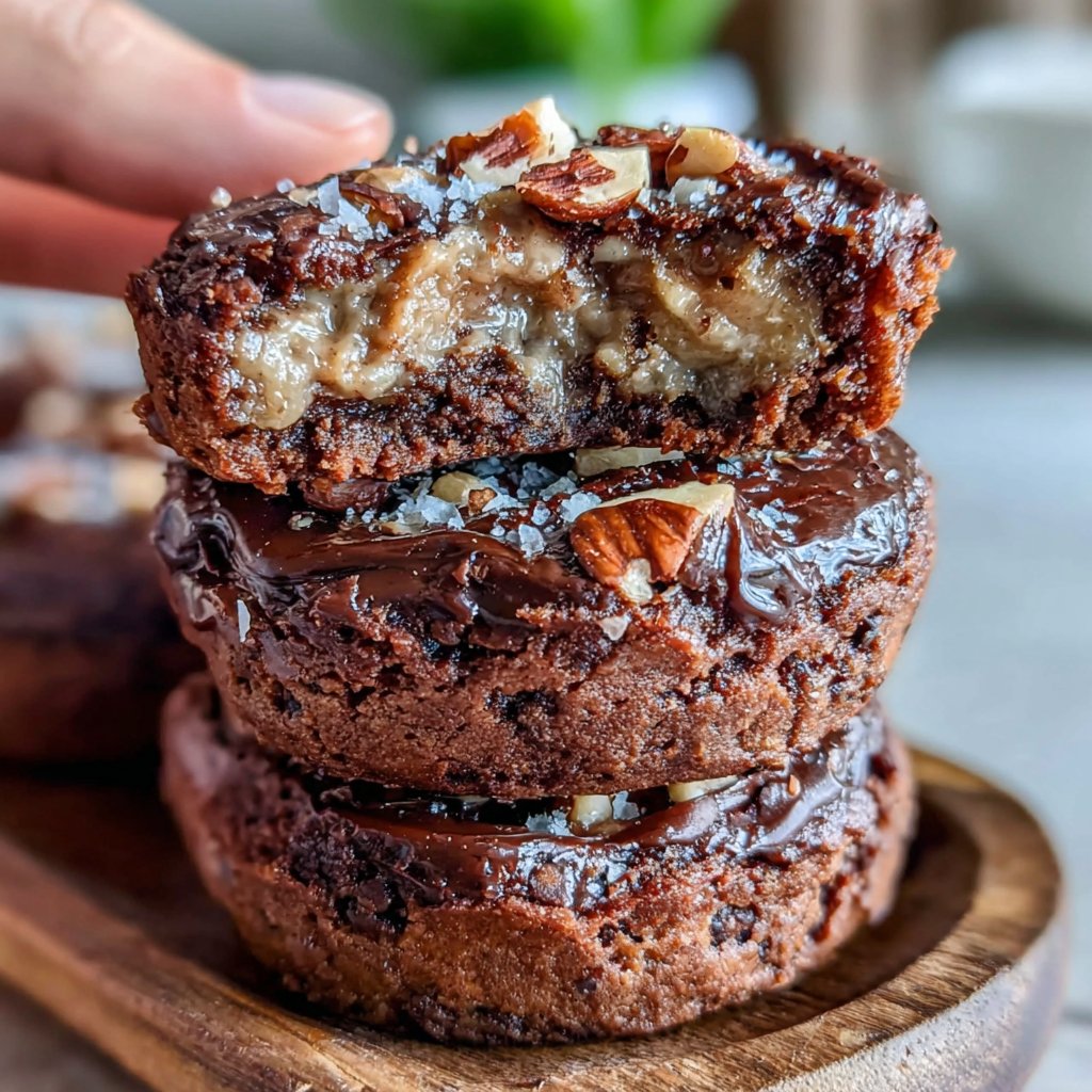 Knusprige Erdnussbutter-Brownie-Kekse