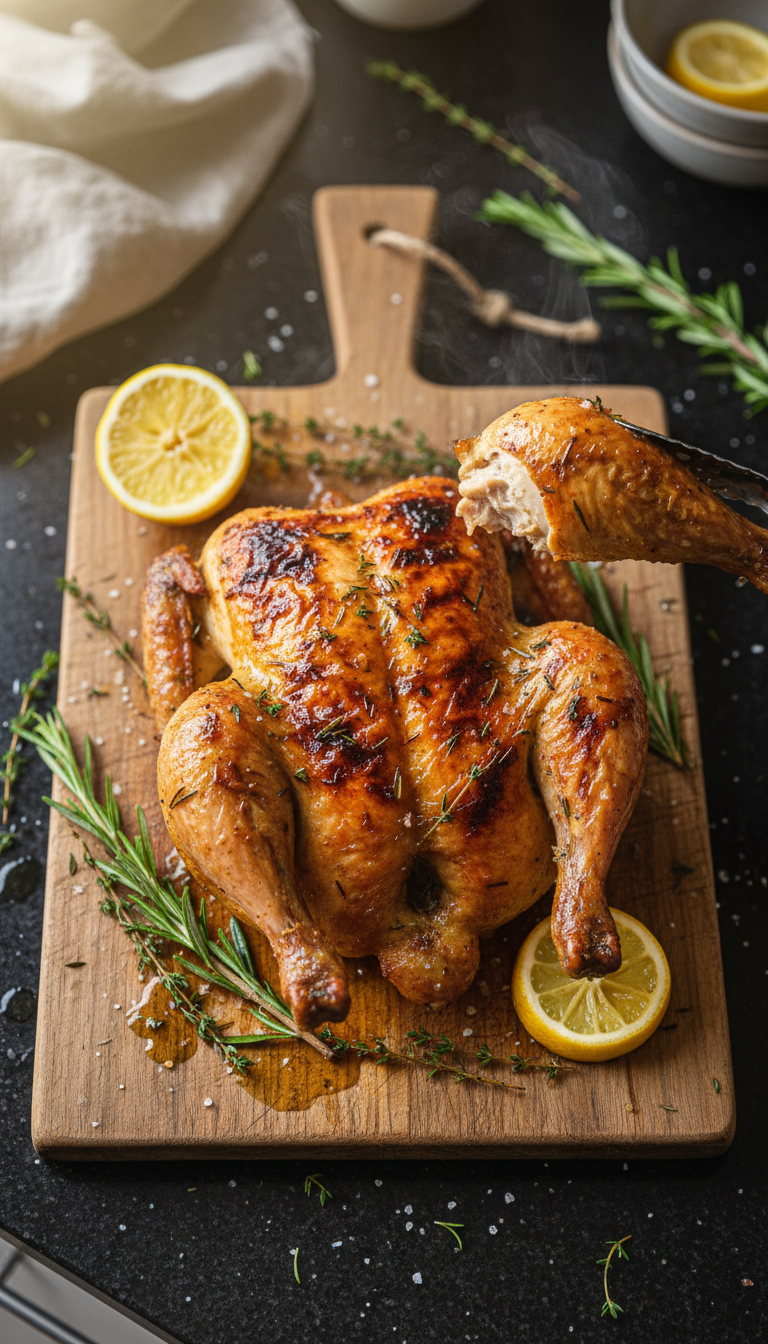 Zitronen Kräuter Grillhähnchen