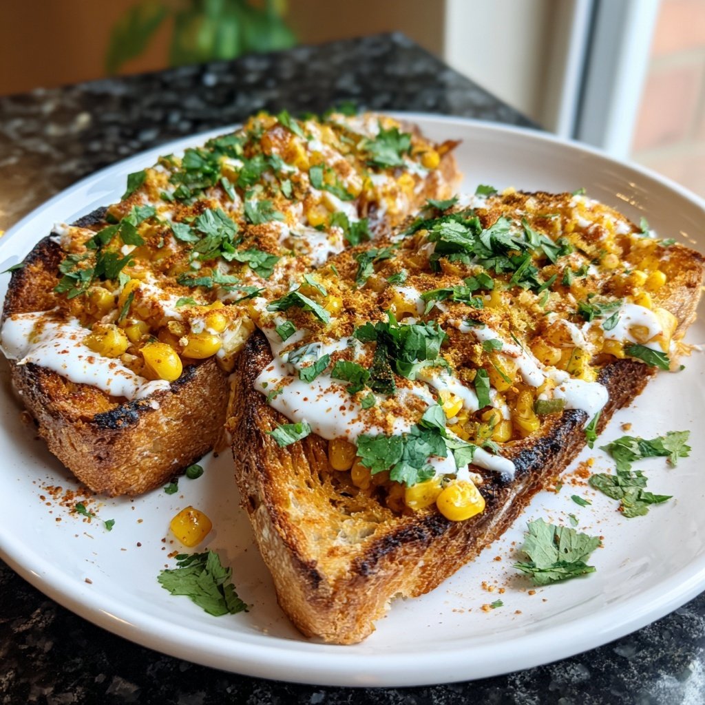 Masala Mais Toasts würzig indisch