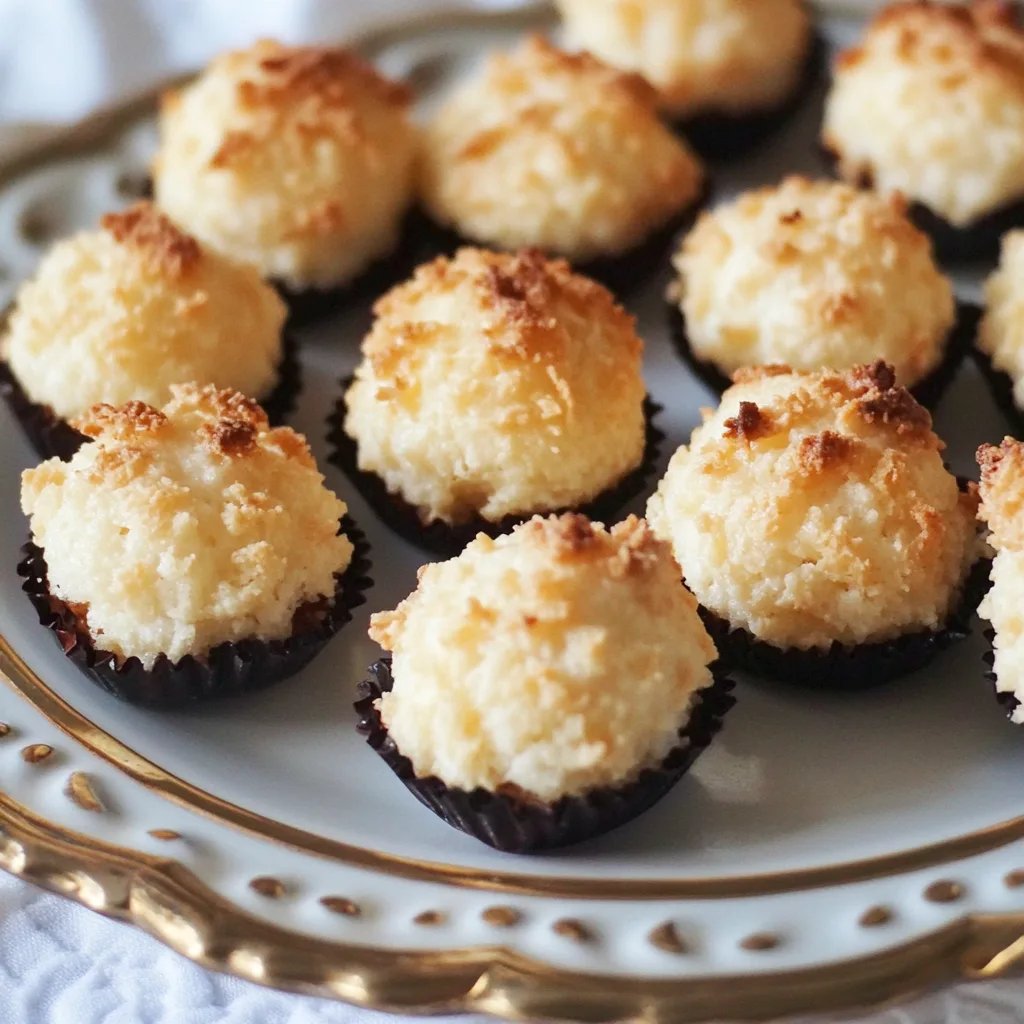 Ultra leckere vegane Kokosmakronen