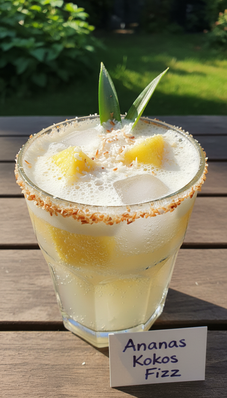 Ananas Kokos Fizz